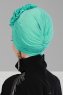 Kerstin - Turquoise Cotton Turban - Ayse Turban
