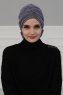 Kerstin - Grey Cotton Turban - Ayse Turban