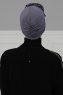 Kerstin - Grey Cotton Turban - Ayse Turban