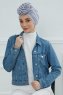 Kerstin - Light Grey Cotton Turban