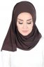 Sigrid - Brown Cotton Hijab - Ayse Turban