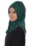 Evelina - Dark Green Practical Hijab - Ayse Turban