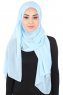 Joline - Light Blue Premium Chiffon Hijab
