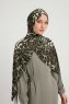 Ayten - Khaki Patterned Hijab