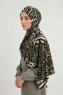 Ayten - Khaki Patterned Hijab
