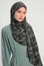 Tansu - Black Patterned Hijab