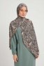 Gulya - Bordeaux Patterned Hijab
