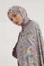 Gulya - Orange Patterned Hijab