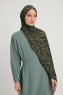 Hafiz - Green Patterned Hijab