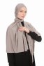 Farah - Gray Jersey Hijab