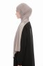 Farah - Gray Jersey Hijab