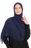 Chiffon Hijab - Navy Blue