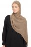 Chiffon Hijab - Dark Taupe