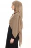 Chiffon Hijab - Dark Taupe