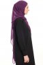 Chiffon Hijab - Dark Purple