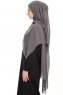 Chiffon Hijab - Dark Gray