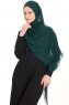 Chiffon Hijab - Dark Green