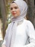 Abira - Dusty Pink Patterned Hijab - Sal Evi