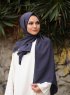 Alida - Anthracite Cotton Hijab - Mirach