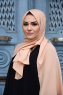 Alida - Beige Cotton Hijab - Mirach