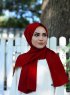 Alida - Bordeaux Cotton Hijab - Mirach