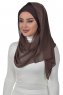 Alva - Brown Practical Hijab & Underscarf