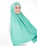 Aqua Green Grön Viskos Jersey Hijab InEssence 5VA55c