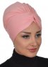 Astrid - Dusty Pink Cotton Turban - Ayse Turban