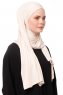 Asya - Light Beige Practical Viskos Hijab