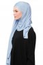 Asya - Light Blue Practical Viskos Hijab