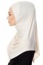 Ava - Light Beige One-Piece Al Amira Hijab - Ecardin