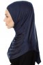 Ava - Navy Blue One-Piece Al Amira Hijab - Ecardin