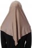Ava - Dark Taupe One-Piece Al Amira Hijab - Ecardin