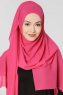 Ayla Fuchsia Chiffon Hijab Sjal Gulsoy 300419a