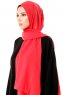 Ayla - Red Chiffon Hijab