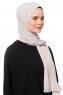 Aylin - Stone Grey Medine Silk Hijab - Gülsoy