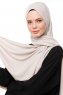 Aylin - Stone Grey Medine Silk Hijab - Gülsoy