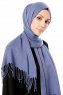 Aysel - Seablue Pashmina Hijab - Gülsoy