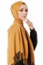 Aysel - Mustard Pashmina Hijab - Gülsoy
