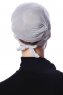 Azra - Light Grey Parizien Underscarf - Ecardin
