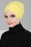 Fiona - Yellow Cotton Turban - Ayse Turban