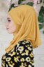 Wilda - Mustard Cotton Hijab
