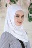 Wilda - White Cotton Hijab