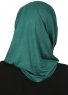 Wilda - Dark Green Cotton Hijab