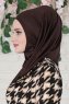 Wilda - Brown Cotton Hijab