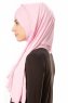Betul - Pink 1X Jersey Hijab - Ecardin
