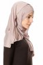 Betul - Stone Grey 1X Jersey Hijab - Ecardin