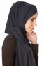 Betul - Black 1X Jersey Hijab - Ecardin
