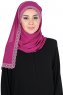 Carin - Fuchsia Practical Chiffon Hijab