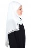 Carin - Offwhite Practical Chiffon Hijab